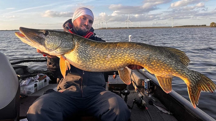 Guidage de pêche en hollande brochet